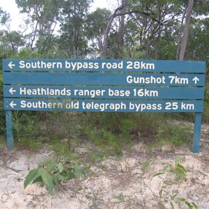 Telegraph Track - Heathlands turnoff