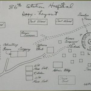 World War II No 86 US Station Hospital