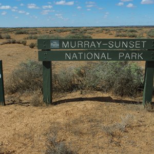 Murray-Sunset National Park Boundary Sign