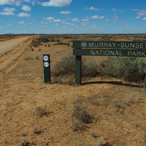 Murray-Sunset National Park Boundary Sign