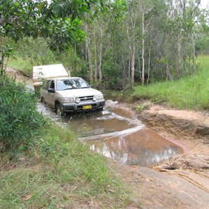 Telegraph Track first creek crossing