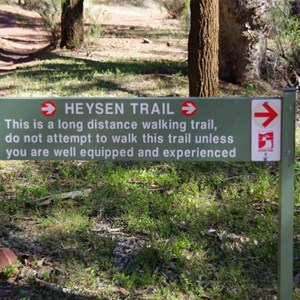 Heyson Trail Junction and Sign