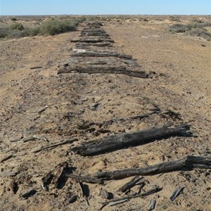 old Ghan track at Lake Eyre South