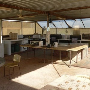 Excellent camp kitchen at Fort Courage