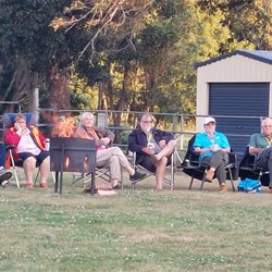 Sitting in the late sun