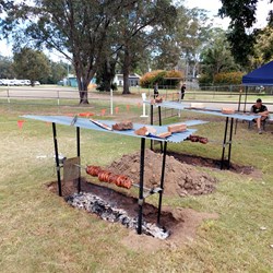 A lttle rain was dealt with