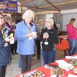 The Ladies taste their offerings