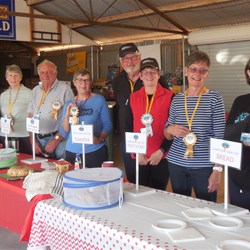 Camp Oven Cook-off Winners with their rosettes