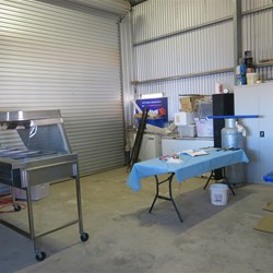 The business end of the Spit Roast presentation