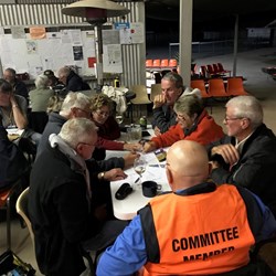 With their thinking caps on