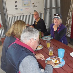 Diners did not have to do anything except EAT