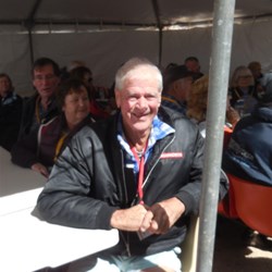 Newbie Richard McPherson - just bought a 2nd hand BT - ws passing the Racecourse, saw us all and drove in - welcome Richard