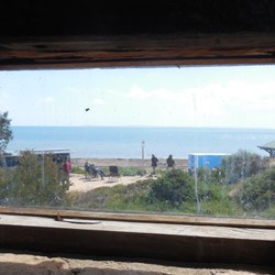 Loo with a view - sitting on the toilet and looking out