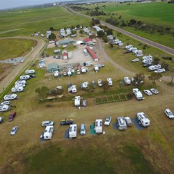 BT Capital at the Racecourse - taken by Terry's drone