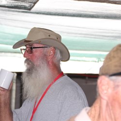 Newbie enjoys a cuppa