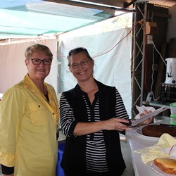 Judy and CWA judge for the Cook-off