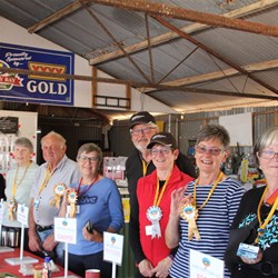 Cook off winners with their Rosettes