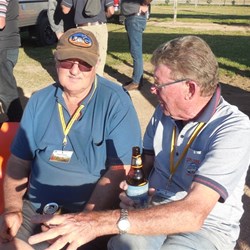 Wayne and Rob telling tall tales