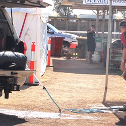 Noel said his tank was not overflowing, just washing the tailgate