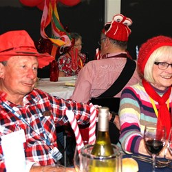 Al and Lesley dressed to kill