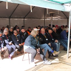 Boggers eagerly watching the Sound in Motion guys presentation
