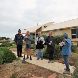 The Birders collecting at Val and Peter's Farm this morning at 7.45am.