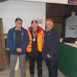 Mayor Travis Barber, and Raceclub Pres, Peter McEvoy, welcomed by Muzza