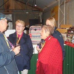 Stella putting her point across