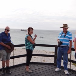 Brad, Gary, Laurel, Bob & Dianne at Hamelin Bay.