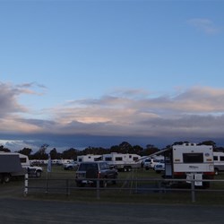 Some of the 77 or so vans attending the muster.