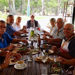 After such a busy morning it was lunch time.