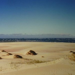 Sandy Cape sand spit