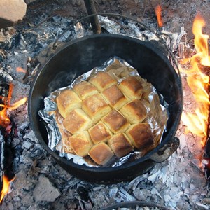 Mrs Landy's Camp Oven Scones