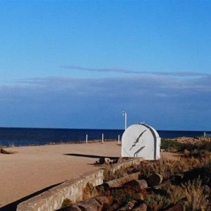 Clockwork tide guages at Port Germein