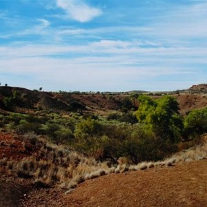 Henbury meteorite crater