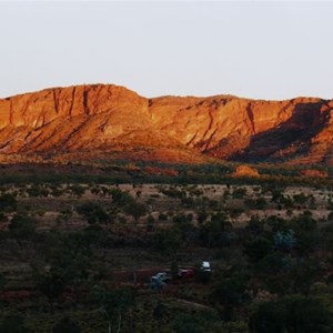 sunset colours