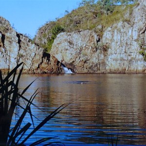 Edith Falls and the plunge pool