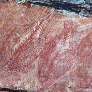 Spectacular rock art at Ubir