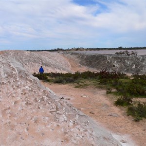 Salt stockpile