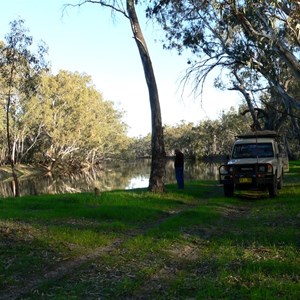 Last camp, beside the Murrumbidgee River