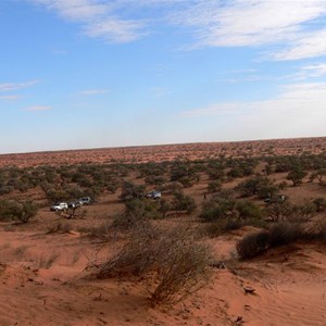 Camp near the end of the QAA Line