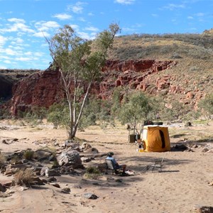 Camped at Ruby Gap