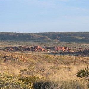 Devil's Marbles in the distance