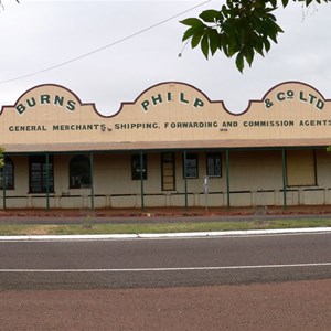 Burns Philp building, Normanton recalls earlier times.