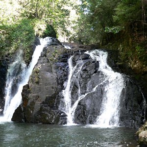 Some of the pretty little falls and cascades at Dinner Falls