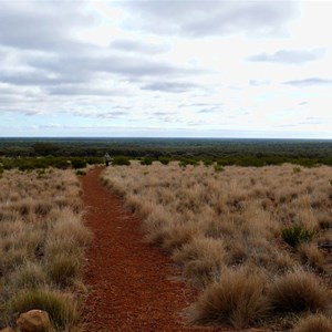 Looking west from the walking track.