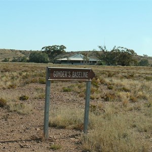 Witchelina and Goyder Line sign