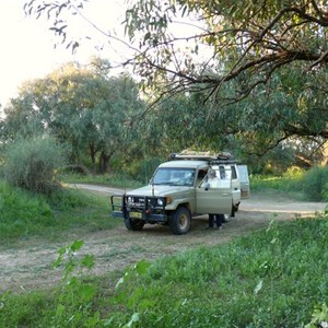 Beside the Diamantina River