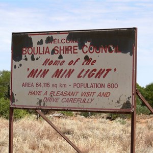 Council sign - these figures are fairly current.