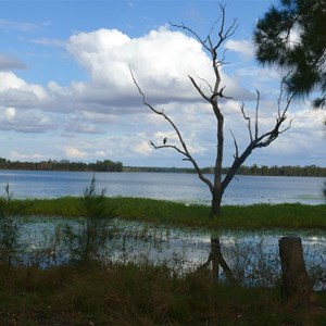 View over Theresa Creek Dam